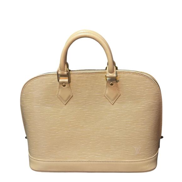 Louis Vuitton Epi Yellow Leather Alma*Beautiful condition with COA*